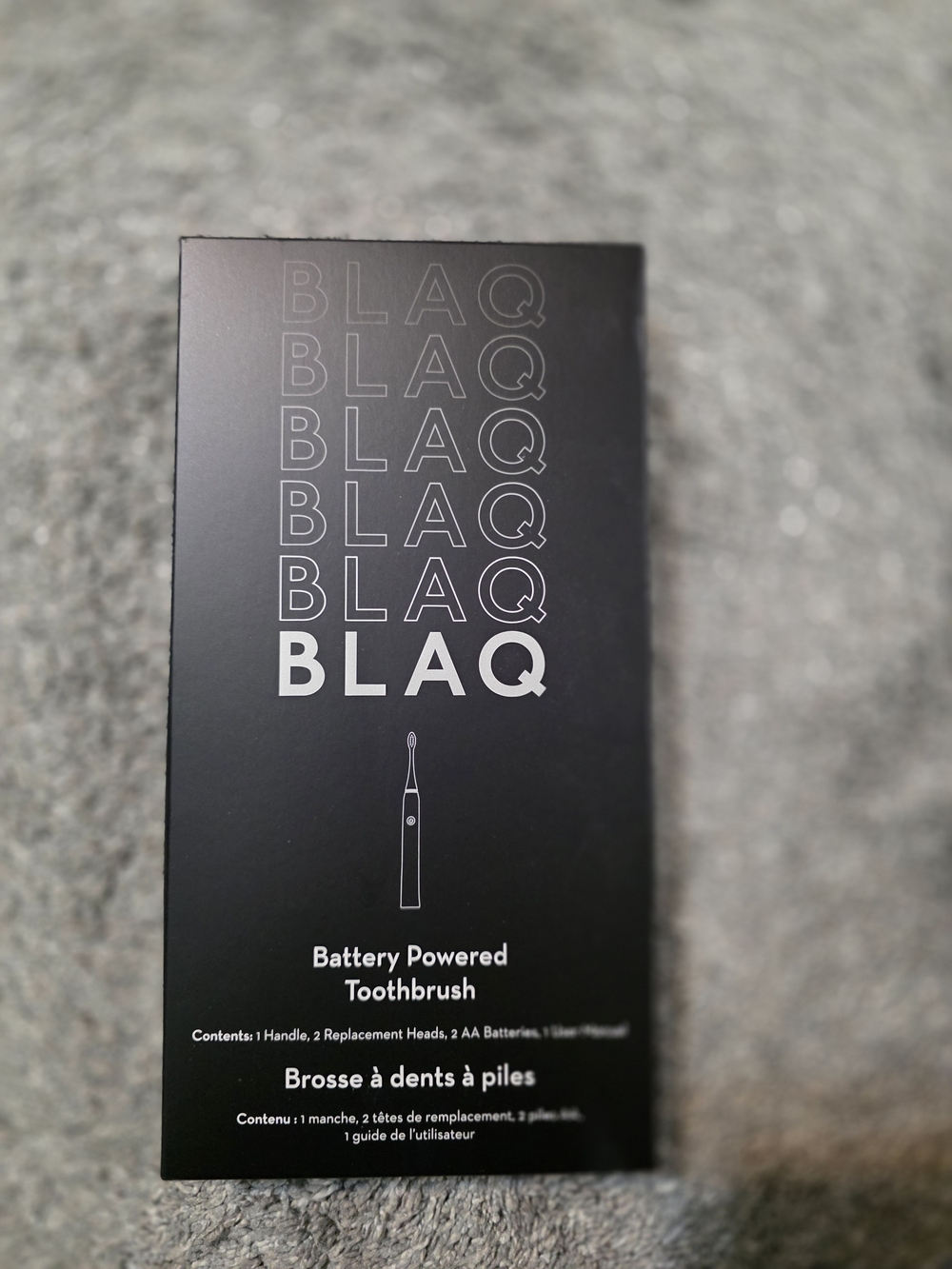 BLAQ Battery Powered Toothbrush – Black
